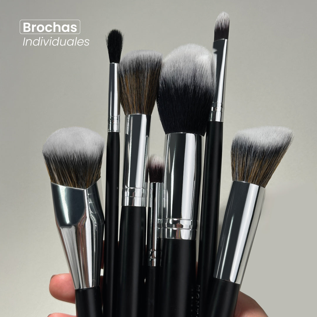 Las brochas más vendidas de Montoc que le darána  tu maquillaje un acabado impecable