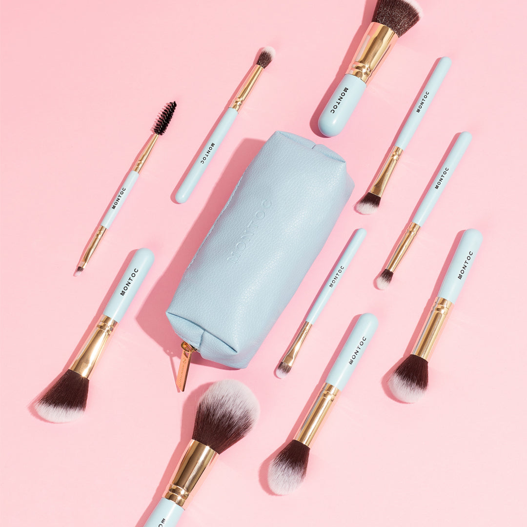 Kit  Mini Brochas Viajero azul