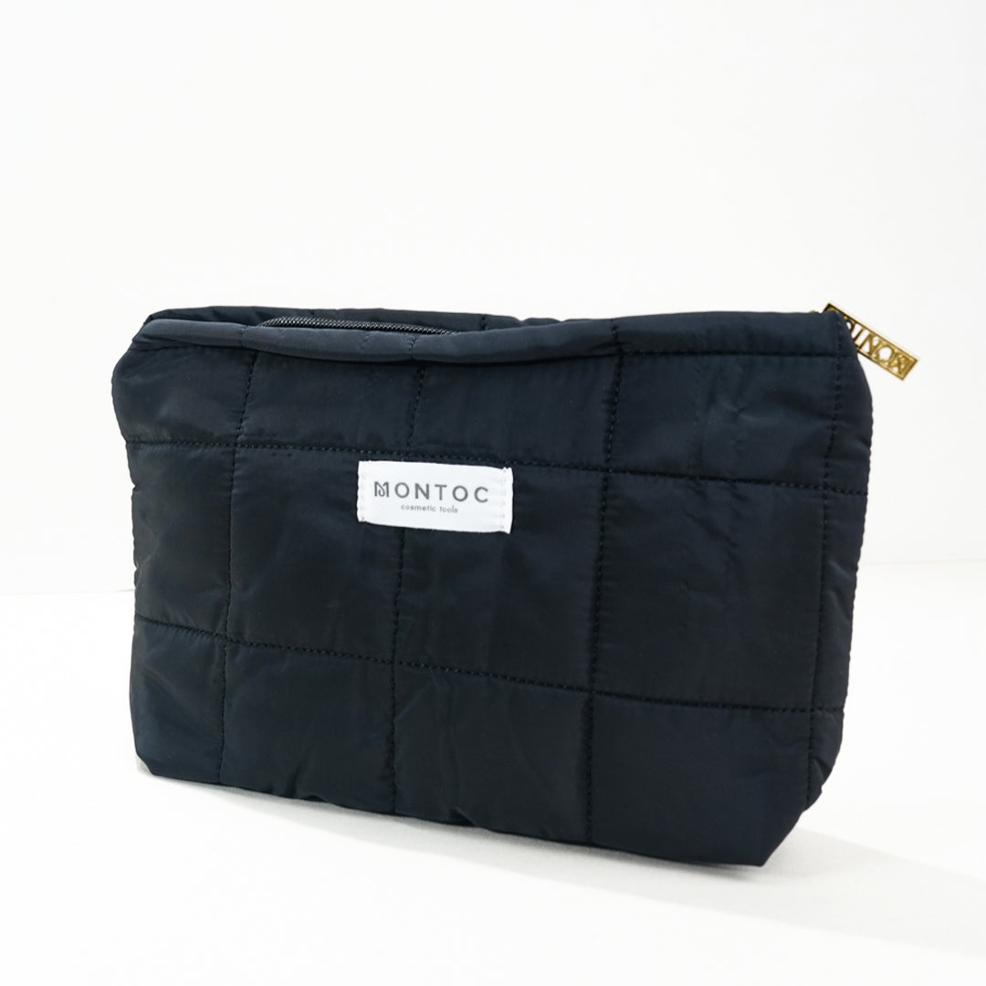 Cosmetiquera negra en tela MN0159