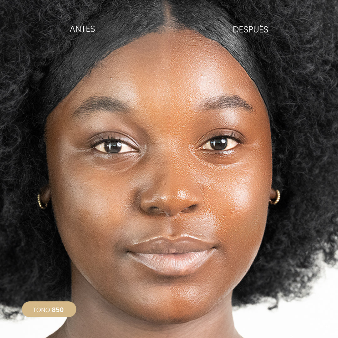 Base humide healthy foundation de Montoc para maquillaje diario