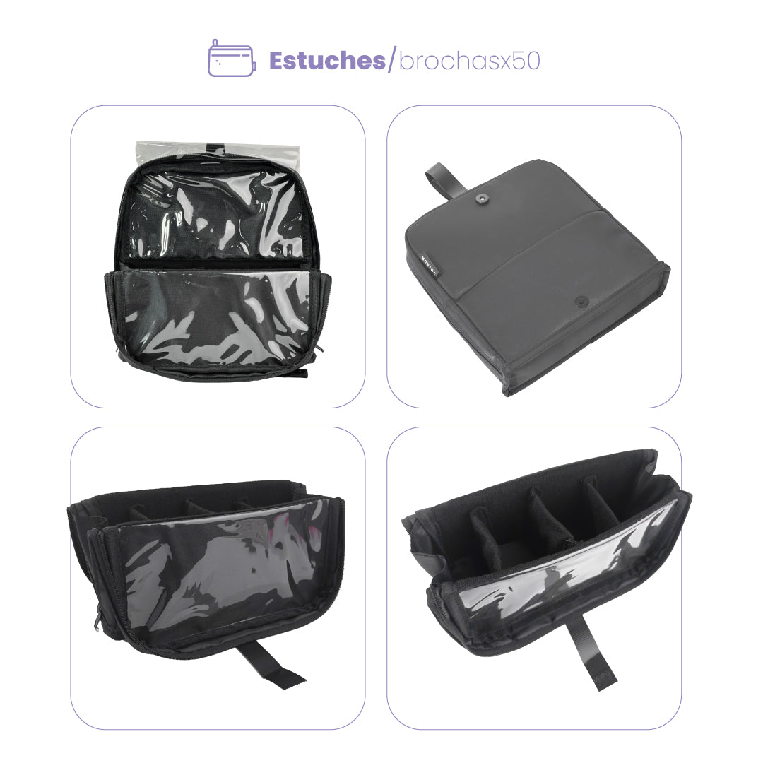 Kit profesional de brochas x 50 piezas