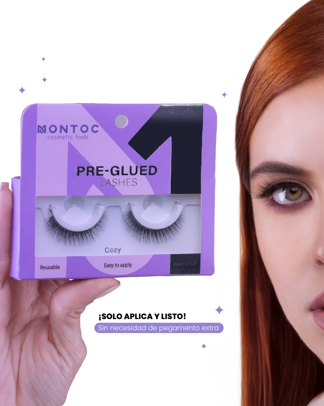 Pestañas Pre - Glued