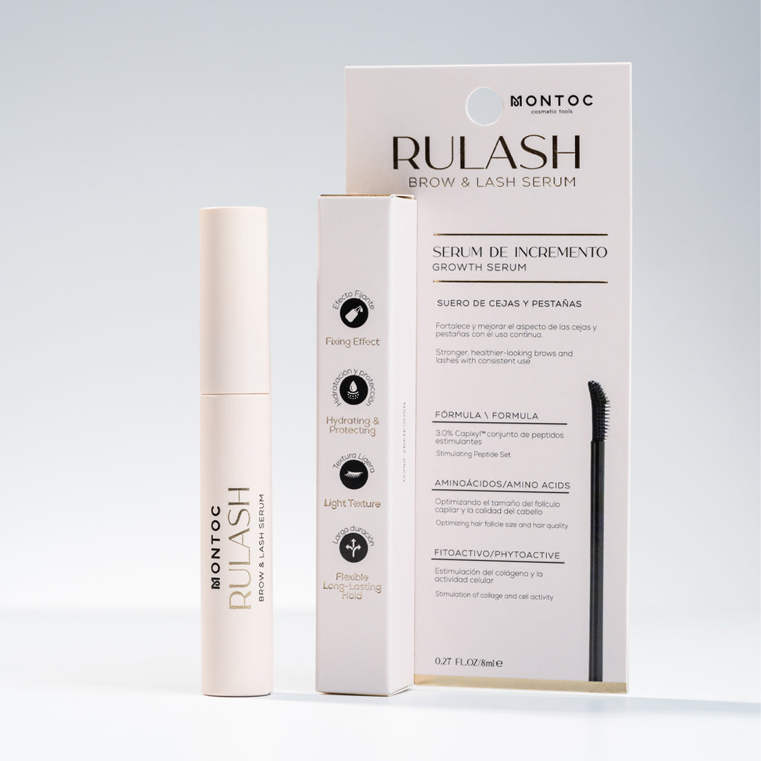 Rulash Brow & Lash Serum Fijador y Fortalecedor Cejas y Pestañas, pomada de cejas fijación duradera para cejas laminadas y de