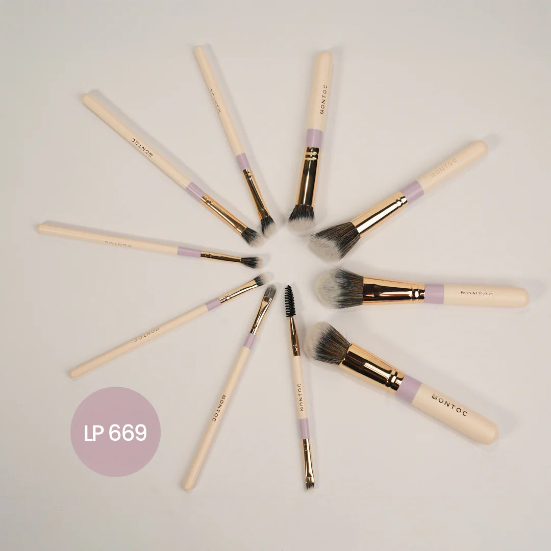 Kit de brochas Fluffy x 10 piezas