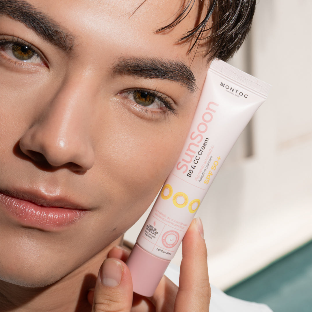 Sunsoon – BB & CC cream SPF 50+ con Pigmento Adaptativo Montoc