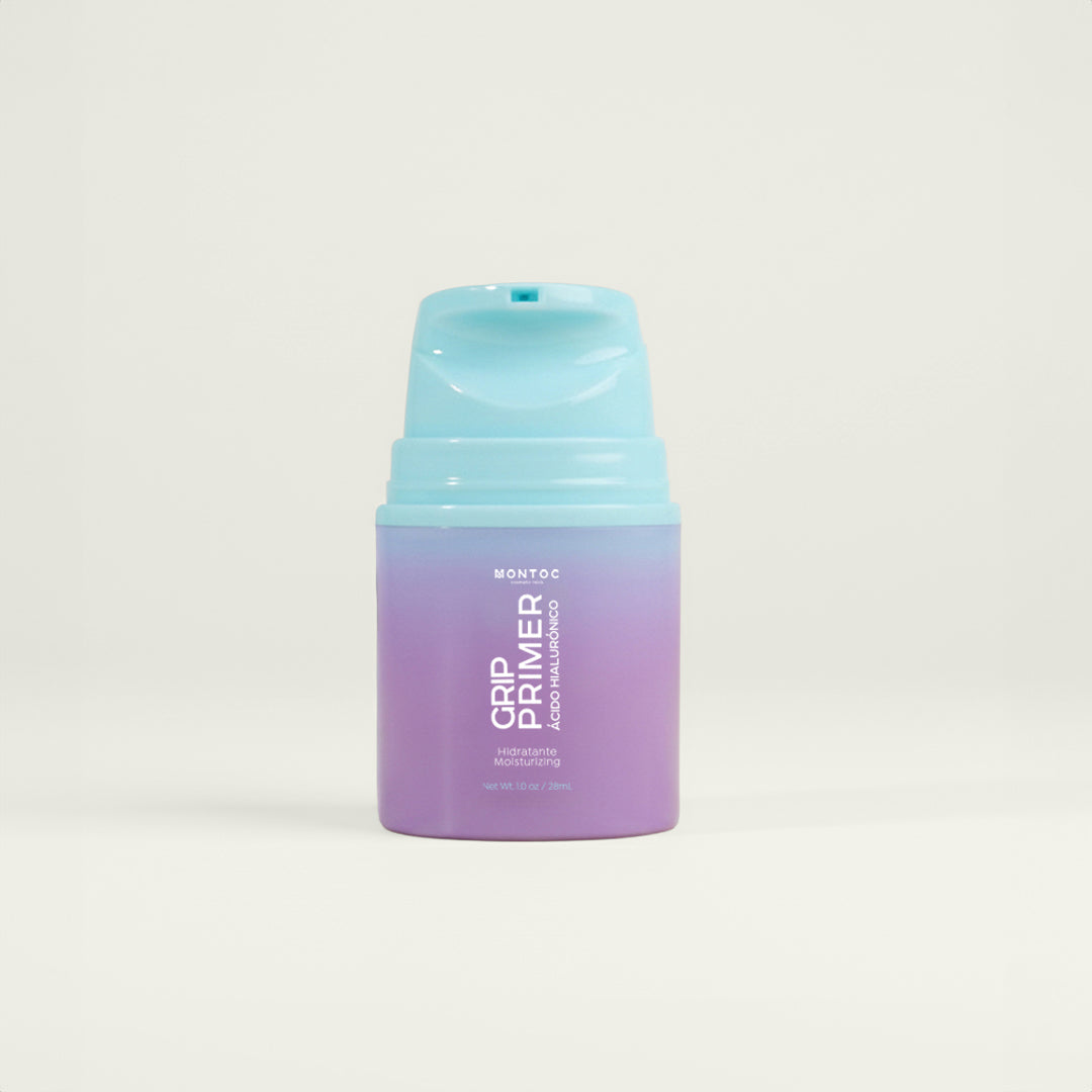 Primer gel hialurónico Montoc - Reduce líneas finas y fija maquillaje todo el día