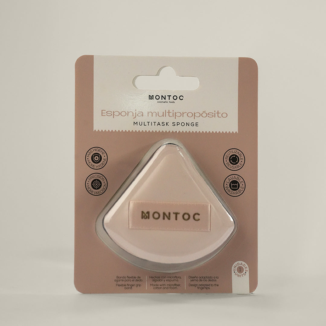 Esponja de maquillaje beauty blender para base y corrector — Montoc
