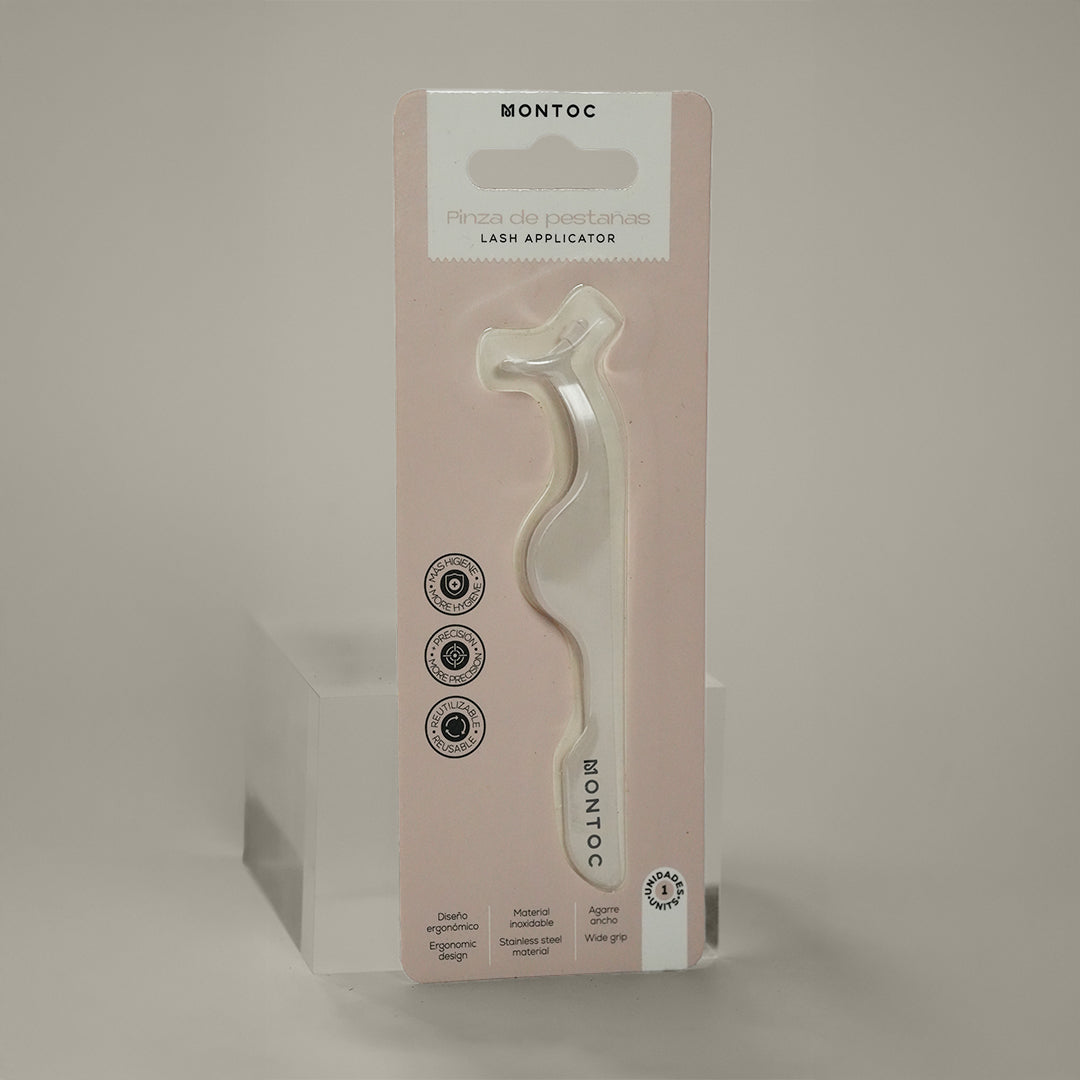 Pinza para pestanas de agarre ancho — Montoc