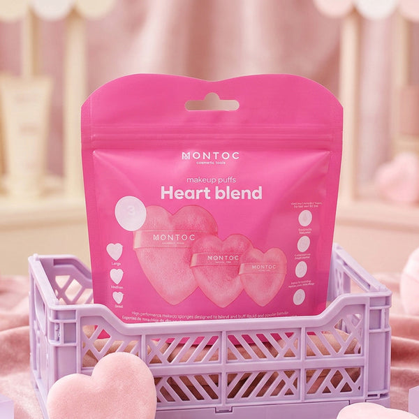 MakeUp Puffs Heart Blend x3