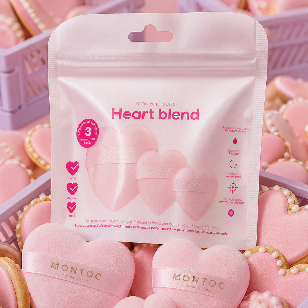 MakeUp Puffs Heart Blend x3