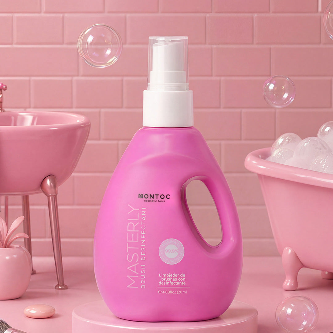 Limpiador de brochas con desinfectante Masterly Montoc 120ml
