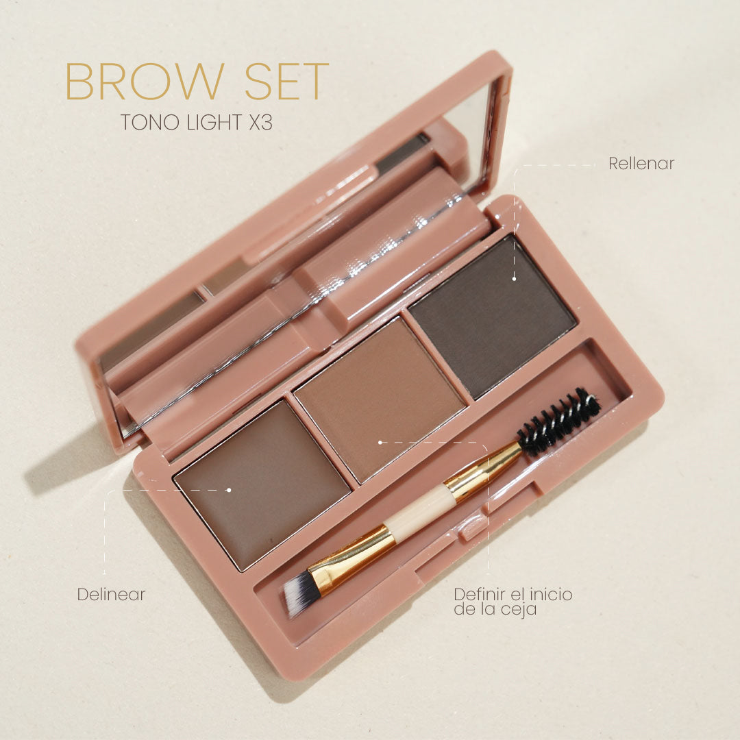 Trío Brow Kit de Cejas x3