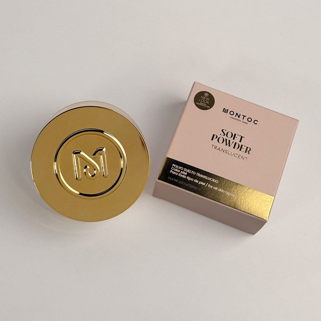 Polvo Suelto traslucido soft-powder 30G con Borla Nueva Presentación
