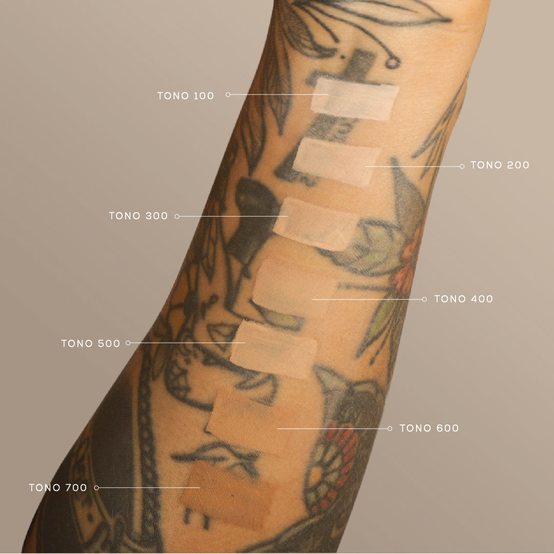 Tonos de la base de maquillaje