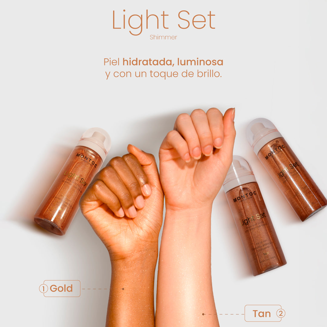 Shimmer Mist Toner Light Set Montoc