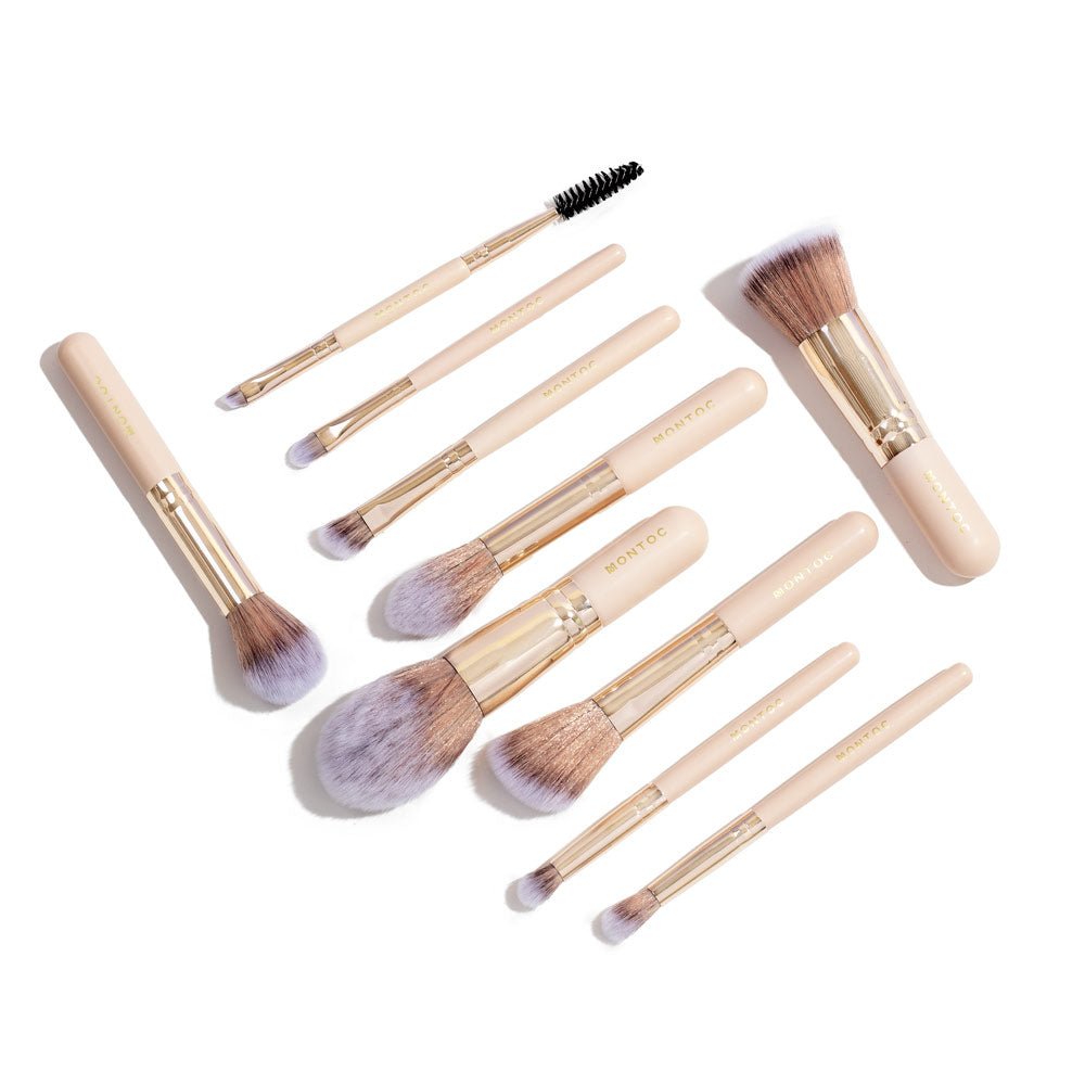 Kit mini brochas viajero nude