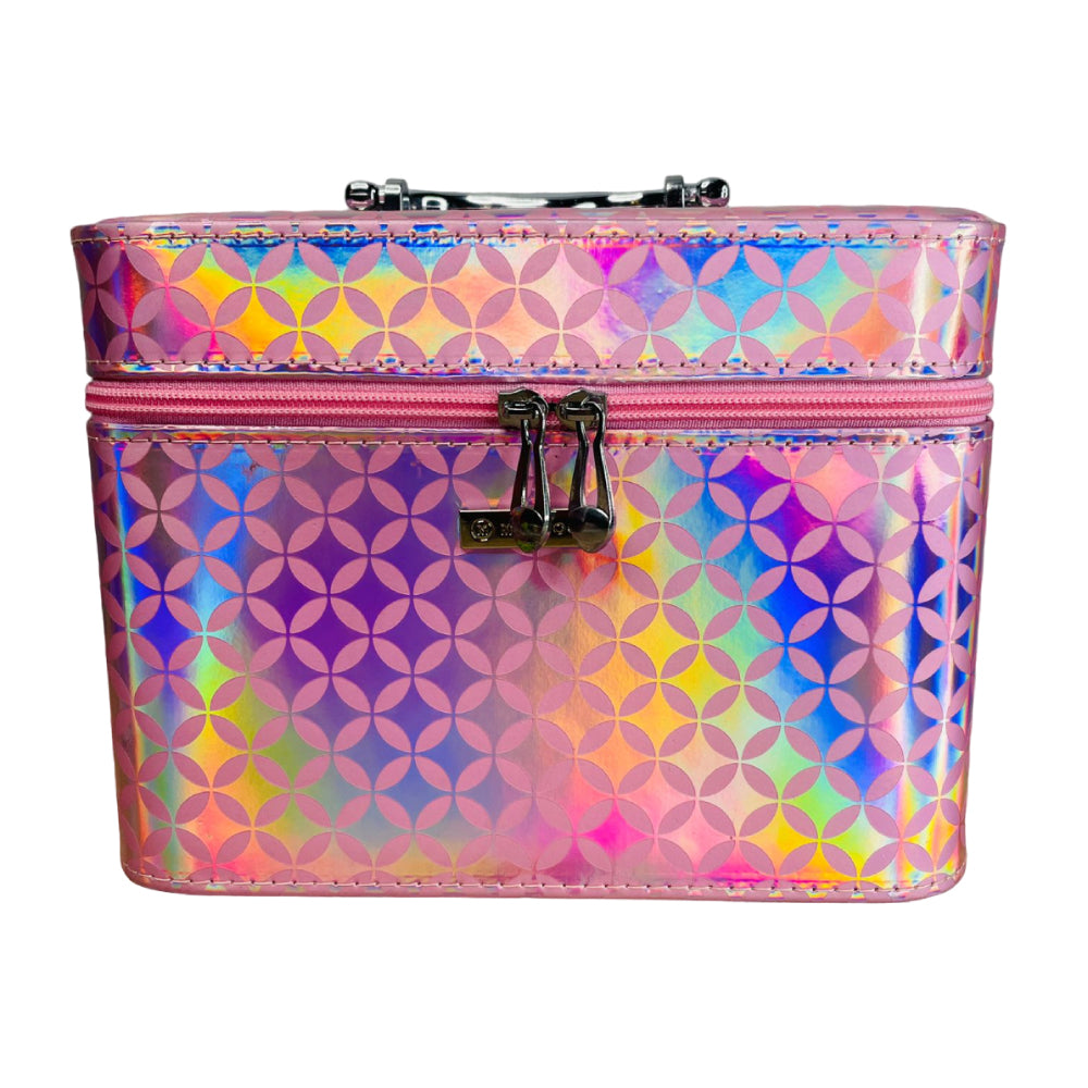 Maleta Neceser de Maquillaje x3 Rosa