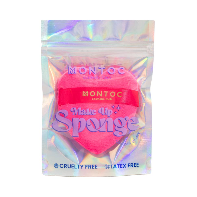 Borla corazon montoc fucsia