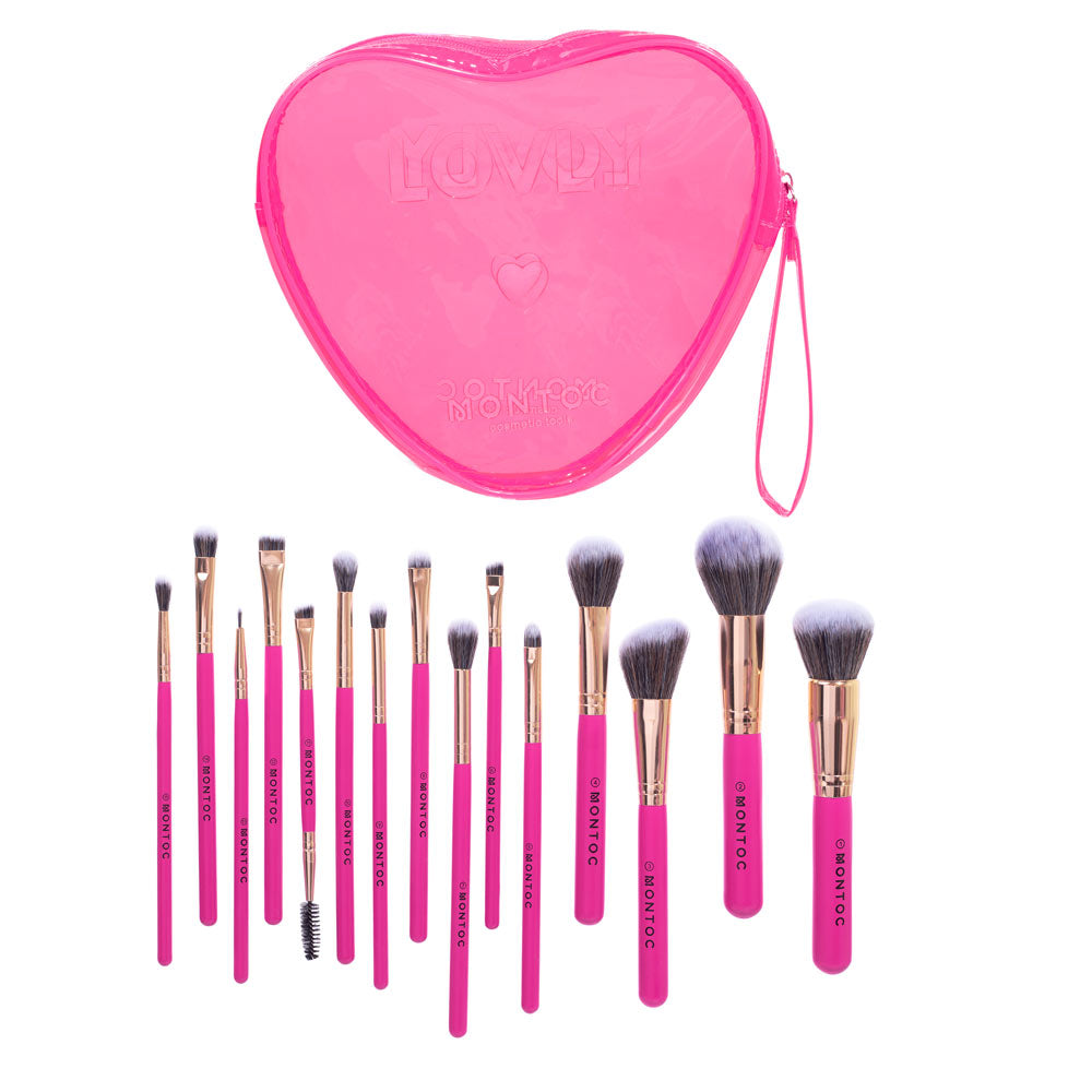 Kit de Brochas Purple Lovly x15