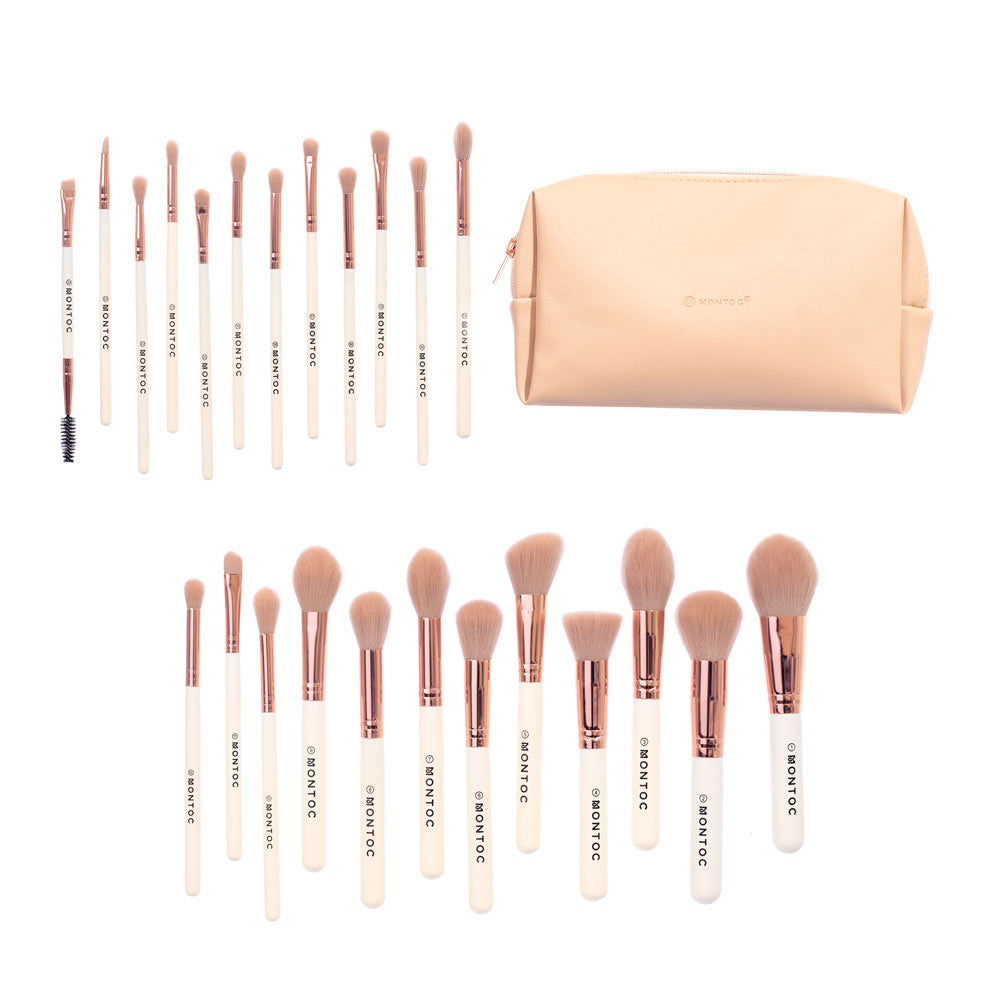 Kit profesional de Brochas Cream 24 piezas