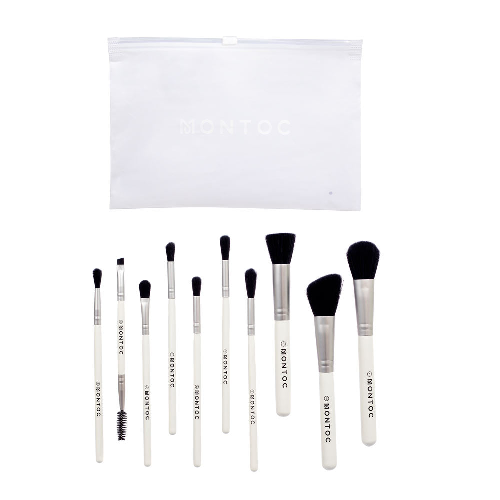 Kit de Brochas Popular Silver x10