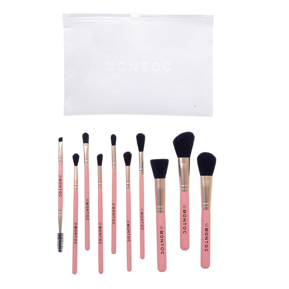 Kit de Brochas Popular Peach x 10 piezas